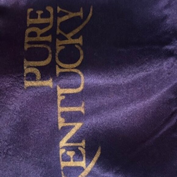 Pure Kentucky XO Small Batch Boubon Bottle Bag Purple Gold 12"H x 6"W Rare - Picture 3 of 6